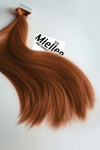 Amber Red Seamless Tape Ins - Straight Hair