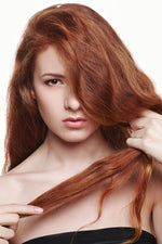 Amber Red 8 Piece Clip Ins - Straight Hair
