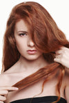 Amber Red Machine Tied Wefts - Straight Hair