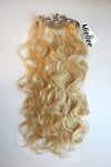 Butter Blonde 8 Piece Clip Ins - Wavy Hair