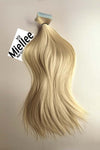 Butter Blonde Seamless Tape Ins - Straight Hair