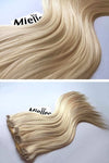 Champagne Blonde 8 Piece Clip Ins - Straight Hair