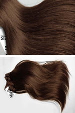 Chestnut Brown 8 Piece Clip Ins - Straight Hair
