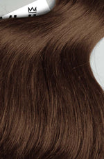 Chestnut Brown 8 Piece Clip Ins - Wavy Hair