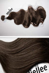 Chocolate Brown Machine Tied Wefts - Wavy Hair