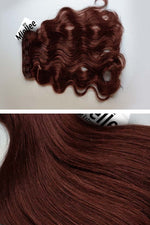 Cinnamon Red 8 Piece Clip Ins - Wavy Hair
