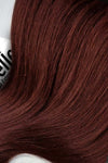 Cinnamon Red Seamless Tape Ins - Wavy Hair