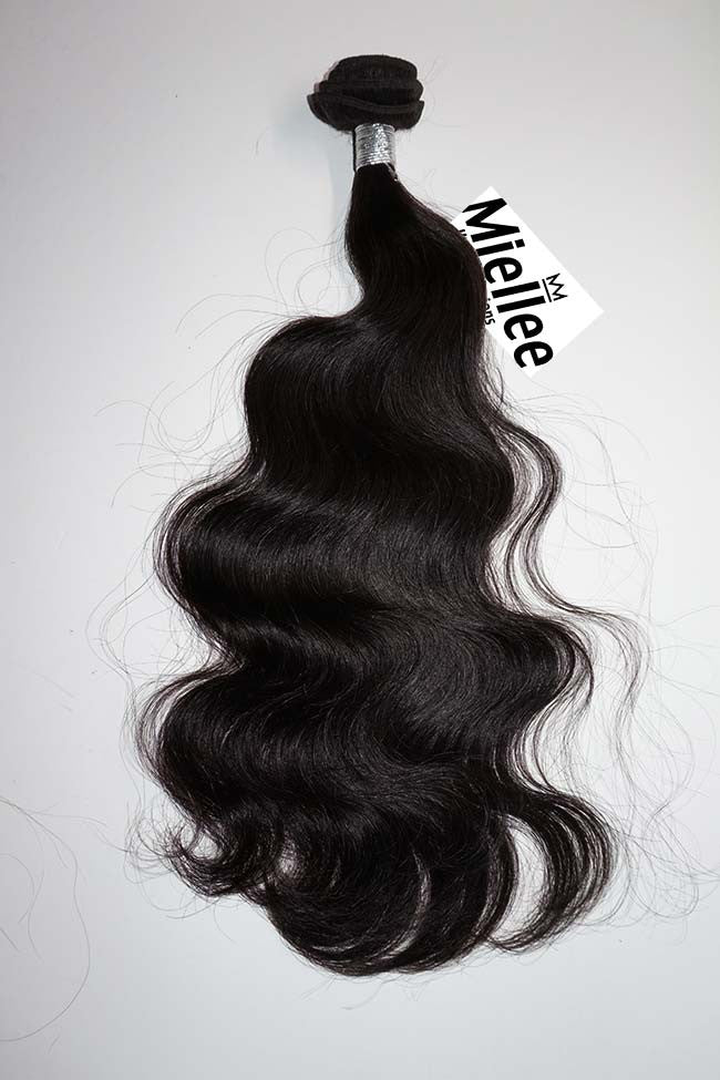 Cocoa Brown Machine Tied Wefts - Wavy Hair