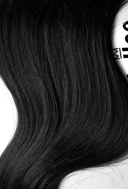Espresso Black 8 Piece Clip Ins - Wavy Hair