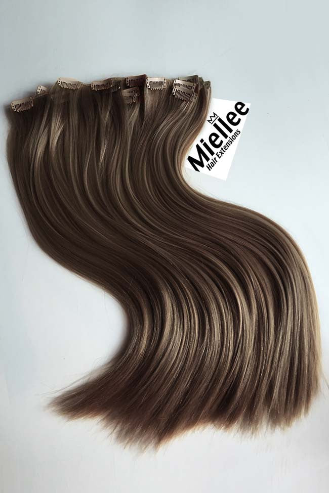 Hazelnut Brown 8 Piece Clip Ins - Straight Hair