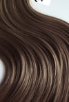 Hazelnut Brown Machine Tied Wefts - Wavy Hair