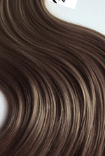 Hazelnut Brown Seamless Tape Ins - Wavy Hair