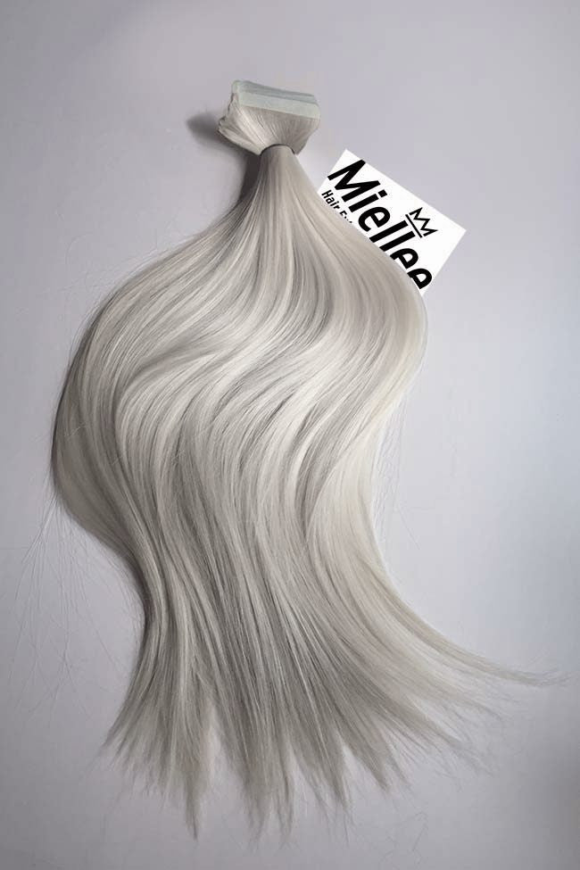 Icy Blonde Seamless Tape Ins - Straight Hair