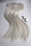 Icy Blonde 8 Piece Clip Ins - Straight Hair