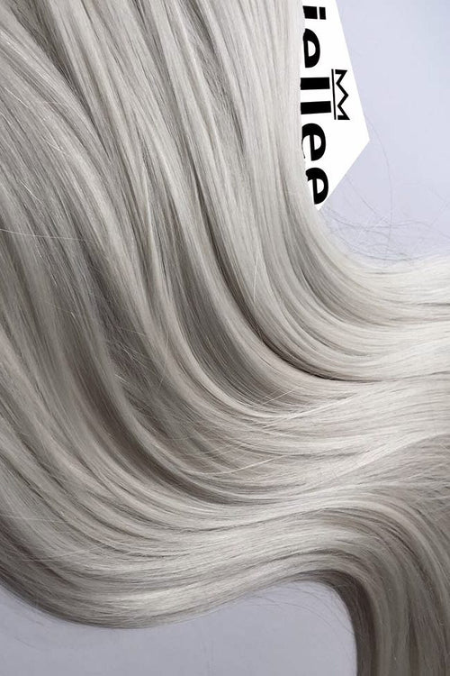 Icy Blonde 8 Piece Clip Ins - Wavy Hair