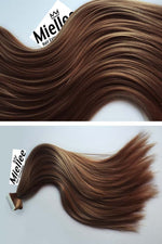 Maple Brown Seamless Tape Ins - Straight Hair