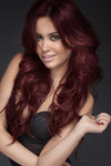 Sherry Red Seamless Tape Ins - Wavy Hair