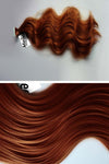 Copper Red Seamless Tape Ins - Wavy Hair