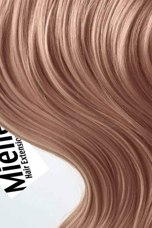 Rose Gold Machine Tied Wefts - Straight Hair