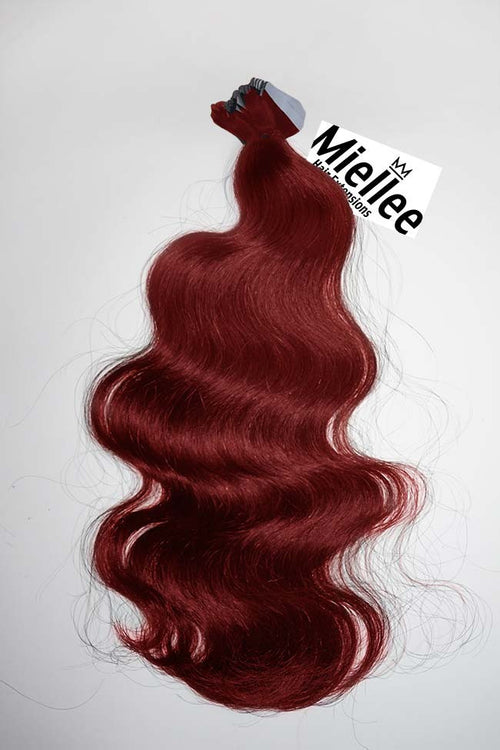 Ruby Red Extension Ruby Red Hair Extensions – Miellee Hair Company