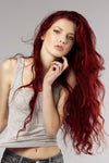 Ruby Red 8 Piece Clip Ins - Straight Hair