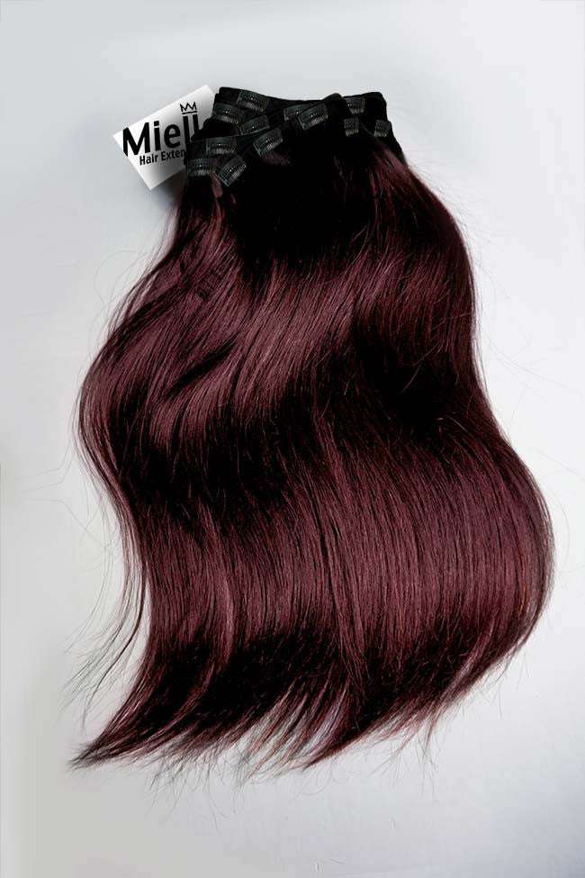 Sherry Red 8 Piece Clip Ins - Straight Hair