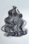 Steel Grey Seamless Tape Ins - Wavy Hair
