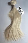 Vanilla Blonde Machine Tied Wefts - Straight Hair