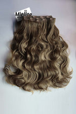 Willow Brown 8 Piece Clip Ins - Wavy Hair