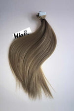 Willow Brown Seamless Tape Ins - Straight Hair
